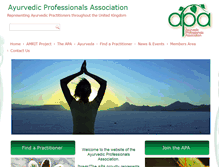 Tablet Screenshot of apa.uk.com