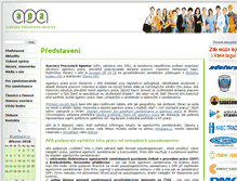 Tablet Screenshot of apa.cz