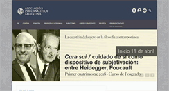 Desktop Screenshot of apa.org.ar